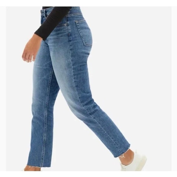 Everlane The Original Curvy Cheeky® Jean Raw Hem Size 23 - Picture 2 of 6
